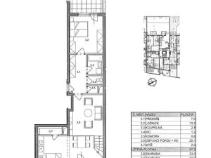 Prodej bytu 2+kk, Praha - Hostivař, Vladycká, 117 m2