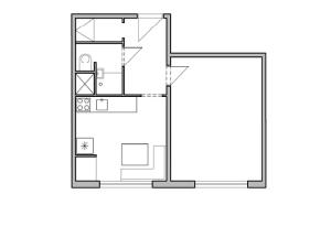 Pronájem bytu 1+1, Chrudim - Chrudim III, Palackého třída, 36 m2