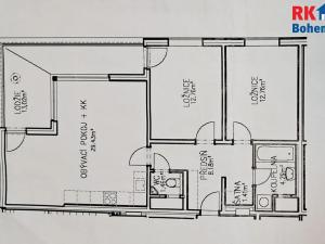 Prodej bytu 3+kk, Mladá Boleslav, 17. listopadu, 71 m2