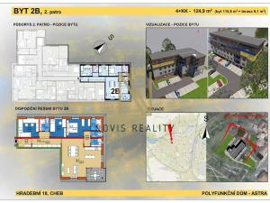 Prodej bytu 4+kk, Cheb, Hradební, 115 m2