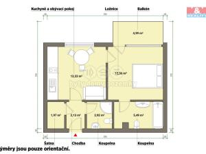 Pronájem bytu 1+1, Mariánské Lázně, Dvořákova, 41 m2