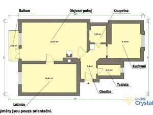 Prodej bytu 2+1, Mariánské Lázně, Klíčová, 57 m2