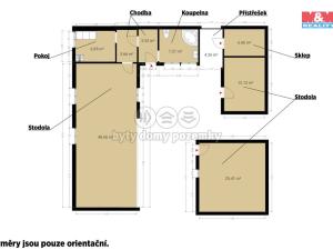 Prodej rodinného domu, Štěkeň - Nové Kestřany, 21 m2