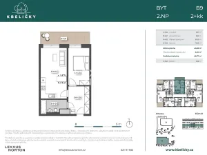 Prodej bytu 2+kk, Praha - Kbely, Hůlkova, 49 m2