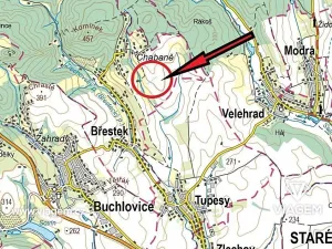 Prodej podílu pole, Břestek, 580 m2