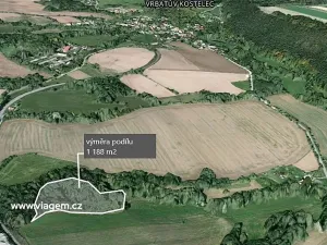 Prodej podílu pole, Vrbatův Kostelec, 1188 m2