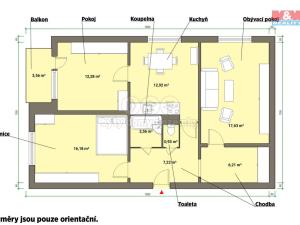 Prodej bytu 3+1, Františkovy Lázně, Husitská, 76 m2