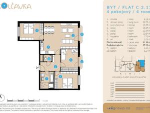 Prodej bytu 4+kk, Praha - Libeň, Nad Kolčavkou, 92 m2