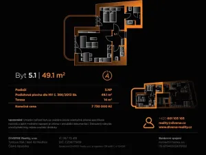 Prodej bytu 2+kk, Brno, Rostislavovo náměstí, 63 m2