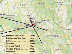 Pronájem bytu 2+1, Vamberk, Struha, 49 m2