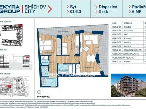 Prodej bytu 3+kk, Praha - Smíchov, Toyen, 68 m2