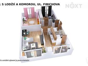 Prodej bytu 3+1, Šumperk, Fibichova, 72 m2