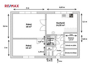 Prodej rodinného domu, Ročov, 60 m2