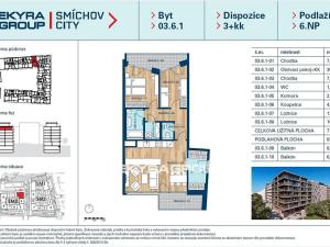 Prodej bytu 3+kk, Praha - Smíchov, Toyen, 79 m2