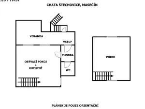 Prodej chaty, Štěchovice, 70 m2