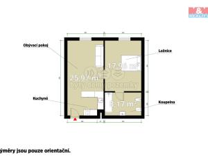 Prodej bytu 2+kk, Plzeň - Jižní Předměstí, U Borského parku, 52 m2