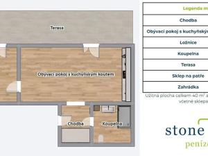 Pronájem bytu 2+kk, Praha - Hlubočepy, Slivenecká, 60 m2