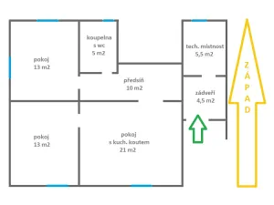 Pronájem bytu 3+kk, Stonava, 72 m2