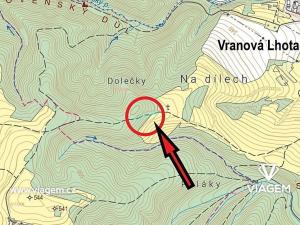 Prodej pole, Vranová Lhota, 622 m2