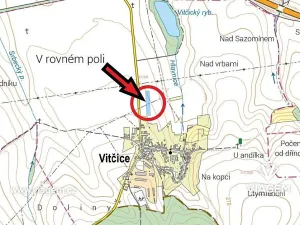 Prodej podílu pole, Vitčice, 980 m2