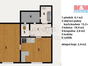 Prodej bytu 2+kk, Praha - Žižkov, Žerotínova, 42 m2