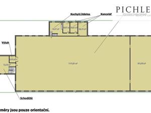 Pronájem výrobních prostor, Horní Bříza, 3000 m2