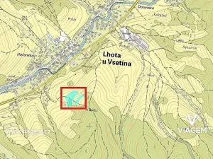 Prodej podílu pole, Lhota u Vsetína, 1402 m2