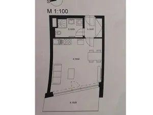 Pronájem bytu 1+kk, Praha - Dejvice, Lindleyova, 34 m2