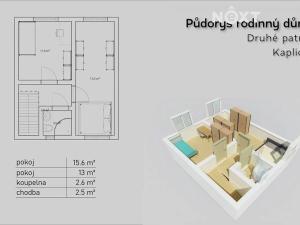 Prodej rodinného domu, Kaplice, SNP, 72 m2