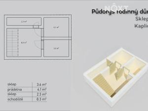 Prodej rodinného domu, Kaplice, SNP, 72 m2