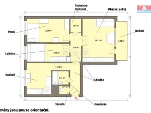 Prodej bytu 3+1, Tachov, Želivského, 61 m2