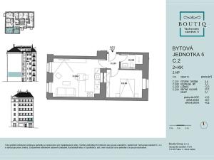 Prodej bytu 2+kk, Praha - Žižkov, Tachovské náměstí, 44 m2