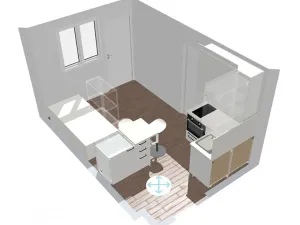 Pronájem bytu 2+kk, Praha - Chodov, Čenětická, 32 m2