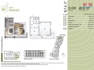 Prodej bytu 2+kk, Jablonec nad Nisou, Jezdecká, 69 m2