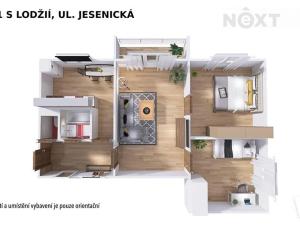 Prodej bytu 3+1, Šumperk, Jesenická, 60 m2