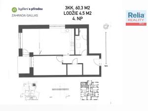 Pronájem bytu 3+kk, Liberec, Švermova, 63 m2