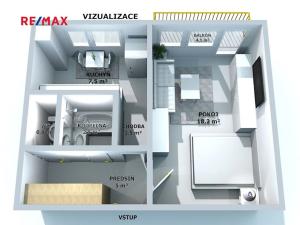 Prodej bytu 1+1, Orlová, Masarykova třída, 42 m2