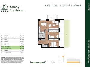 Prodej bytu 3+kk, Praha - Chodov, Blažimská, 68 m2