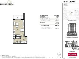 Prodej bytu 1+kk, Praha - Hrdlořezy, V třešňovce, 35 m2