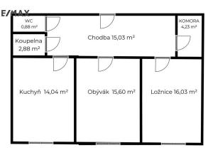 Prodej bytu 2+1, Milovice - Mladá, Topolová, 69 m2