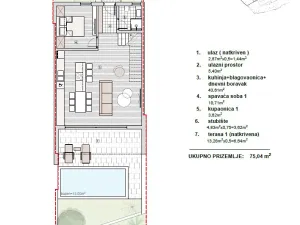 Prodej rodinného domu, Vodice, Chorvatsko, 150 m2