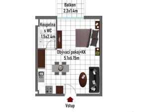 Prodej bytu 1+kk, Dubaj, Spojené arabské emiráty, 33 m2