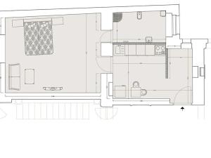 Pronájem bytu 2+kk, Praha - Nové Město, Lípová, 41 m2