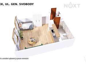 Pronájem bytu 1+kk, Šumperk, Gen. Svobody, 40 m2