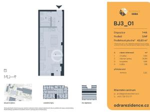 Prodej bytu 1+kk, Praha - Bohnice, Lodžská, 61 m2