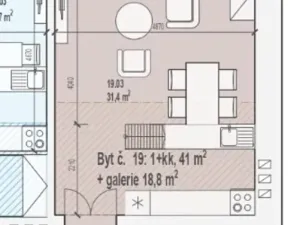 Prodej bytu 1+kk, Strakonice, Na Dubovci, 58 m2