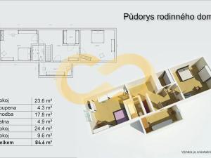 Prodej rodinného domu, Domanín, 160 m2