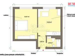 Pronájem bytu 1+1, Mariánské Lázně - Úšovice, Smetanova, 33 m2