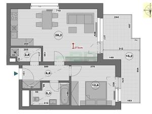 Prodej bytu 2+kk, Praha - Letňany, Malkovského, 71 m2