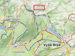 Prodej pozemku pro bydlení, Vyšší Brod, 1351 m2